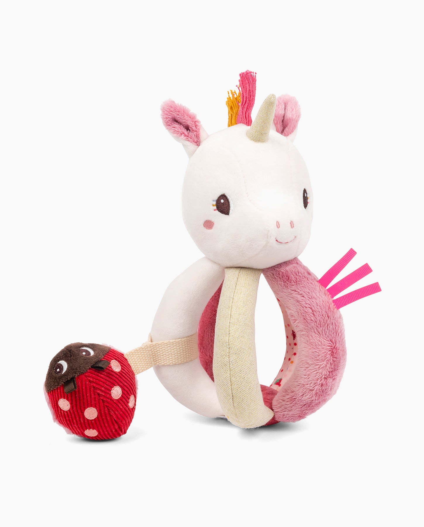 Jucarie zornaitoare, Lilliputiens, Unicornul Lena cu buburuza, 6 luni+