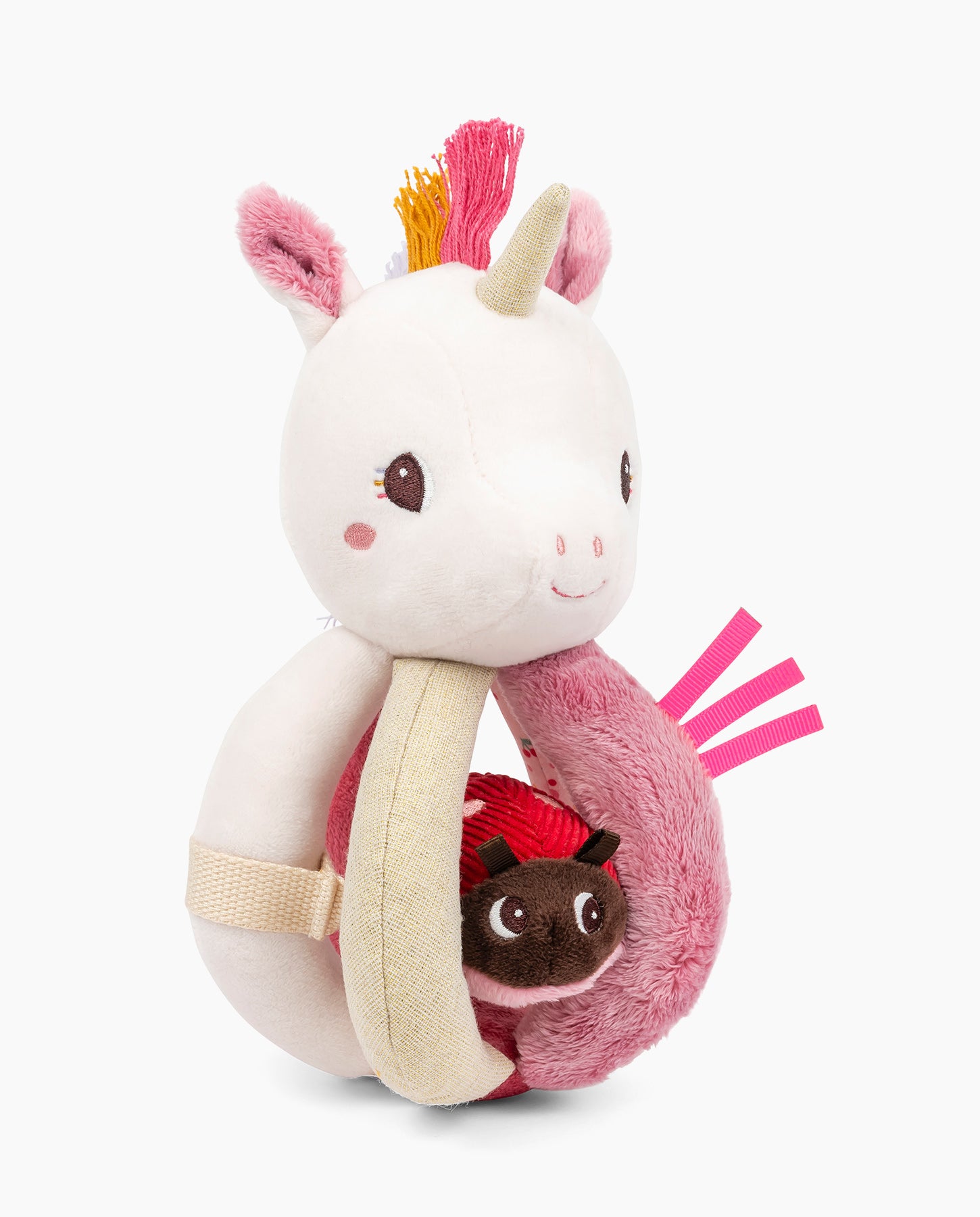 Jucarie zornaitoare, Lilliputiens, Unicornul Lena cu buburuza, 6 luni+