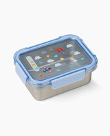 Caserola pentru pranz, Lilliputiens, Jules, din otel inoxidabil