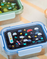 Caserola pentru pranz, Lilliputiens, Jules, din otel inoxidabil