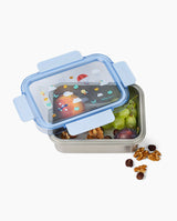 Caserola pentru pranz, Lilliputiens, Jules, din otel inoxidabil