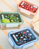 Caserola pentru pranz, Lilliputiens, Joe, din otel inoxidabil