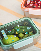 Caserola pentru pranz, Lilliputiens, Joe, din otel inoxidabil