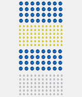 Set creativ mozaic, Janod, printese, 8 carduri, 5 ani+ - Elcokids