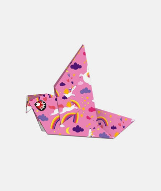 Set creativ origami, Janod, animale, cu 24 coli hartie, 8 ani+ - Elcokids