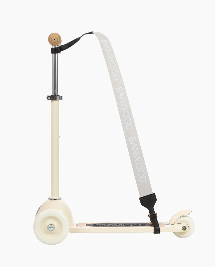 Curea de transport, Banwood, 105-120 cm, crem