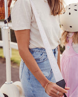 Curea de transport, Banwood, 105-120 cm, crem