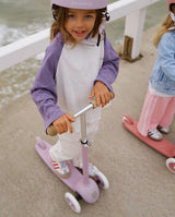 Trotineta cu trei roti, Banwood ECO, inaltime reglabila, lavanda, 3 ani+