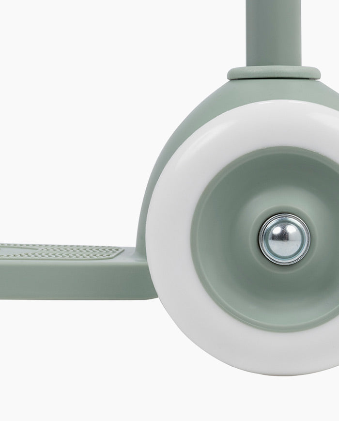 Trotineta cu trei roti, Banwood ECO, inaltime reglabila, verde, 3 ani+