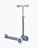 Trotineta cu trei roti, Banwood ECO, inaltime reglabila, albastru inchis, 3 ani+