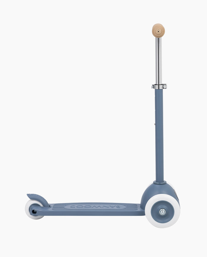 Trotineta cu trei roti, Banwood ECO, inaltime reglabila, albastru inchis, 3 ani+