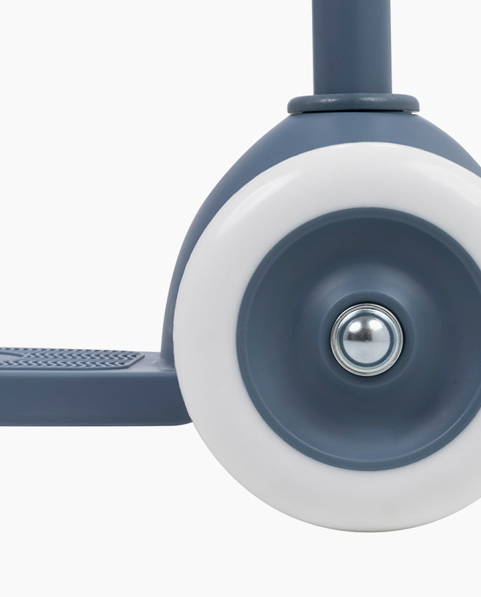 Trotineta cu trei roti, Banwood ECO, inaltime reglabila, albastru inchis, 3 ani+