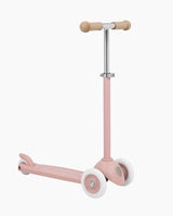 Trotineta cu trei roti, Banwood ECO, inaltime reglabila, roz pudrat, 3 ani+