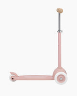 Trotineta cu trei roti, Banwood ECO, inaltime reglabila, roz pudrat, 3 ani+