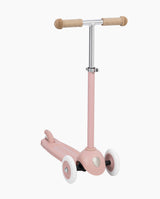 Trotineta cu trei roti, Banwood ECO, inaltime reglabila, roz pudrat, 3 ani+
