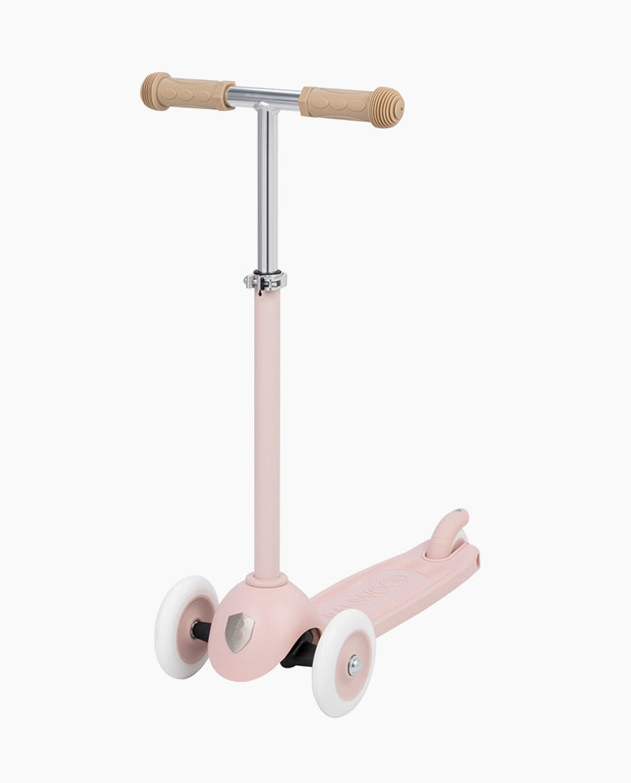 Trotineta cu trei roti, Banwood ECO, inaltime reglabila, roz, 3 ani+