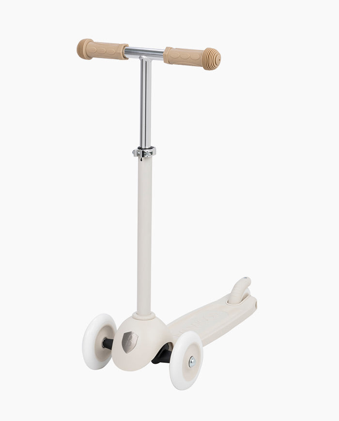 Trotineta cu trei roti, Banwood ECO, inaltime reglabila, ivoire, 3 ani+