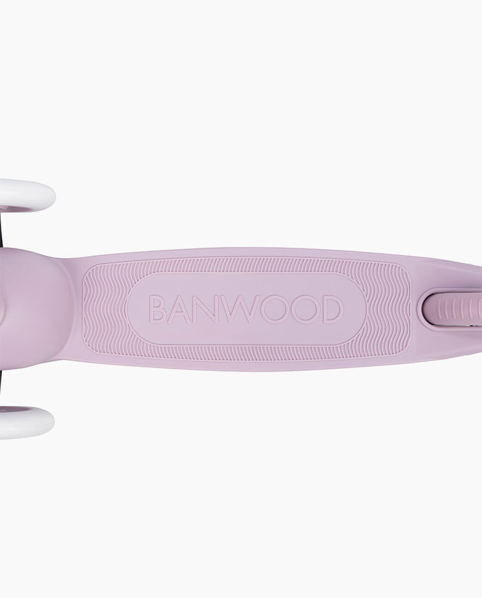 Trotineta cu trei roti, Banwood ECO, inaltime reglabila, lavanda, 3 ani+