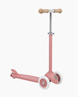 Trotineta cu trei roti, Banwood ECO, inaltime reglabila, roz inchis, 3 ani+