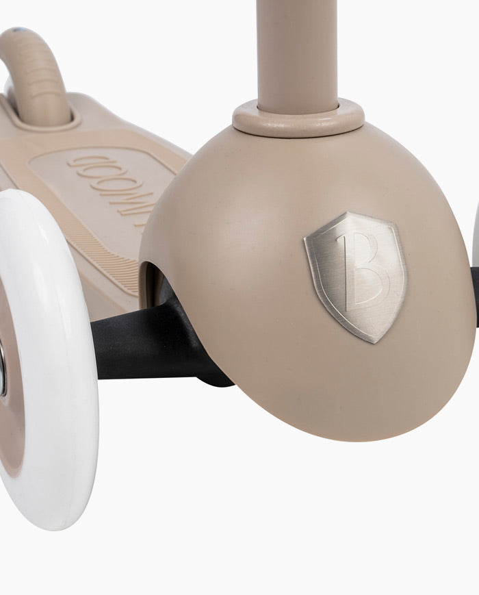 Trotineta cu trei roti, Banwood ECO, inaltime reglabila, gri, 3 ani+