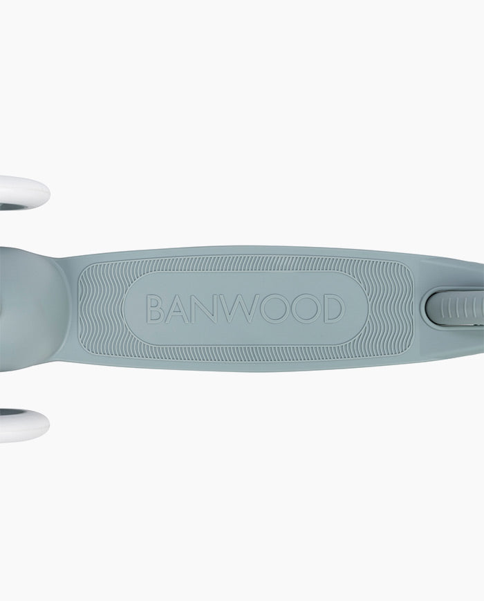 Trotineta cu trei roti, Banwood ECO, inaltime reglabila, albastra, 3 ani+