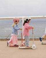 Casca de protectie, Banwood, cu captusala din spuma, din ABS, bej, 3 ani+