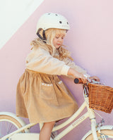 Casca de protectie, Banwood, cu captusala din spuma, din ABS, alba, 3 ani+