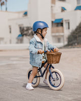 Casca de protectie, Banwood, cu captusala din spuma, din ABS, albastra, 3 ani+