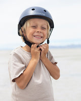 Casca de protectie, Banwood, cu captusala din spuma, din ABS, albastra, 3 ani+