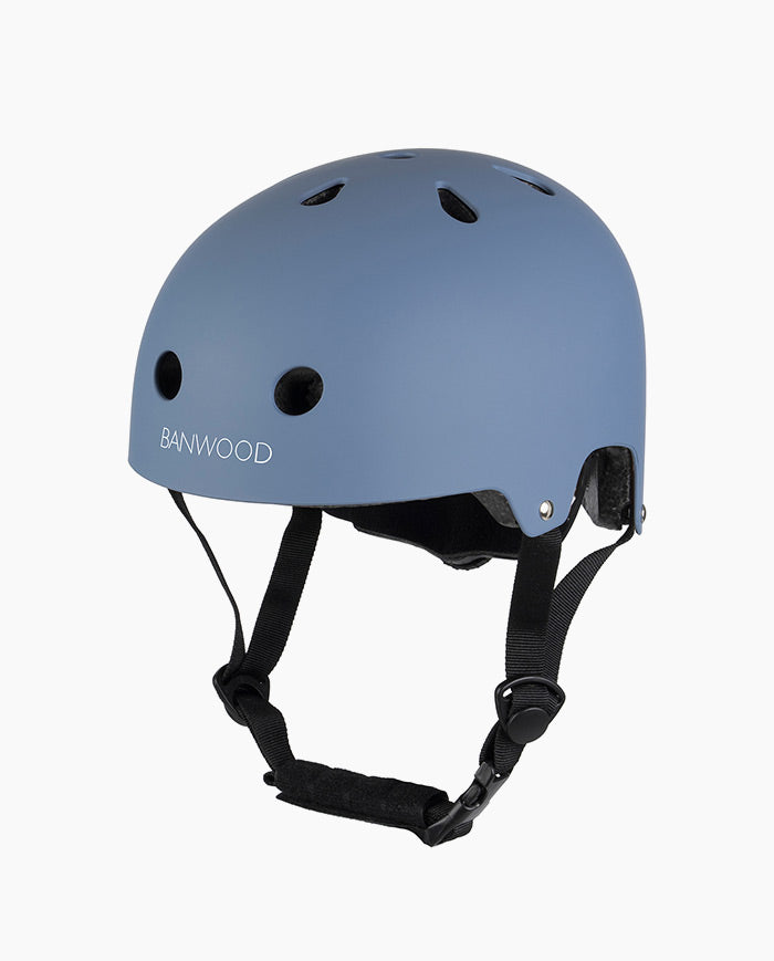 Casca de protectie, Banwood, cu captusala din spuma, din ABS, albastra, 3 ani+