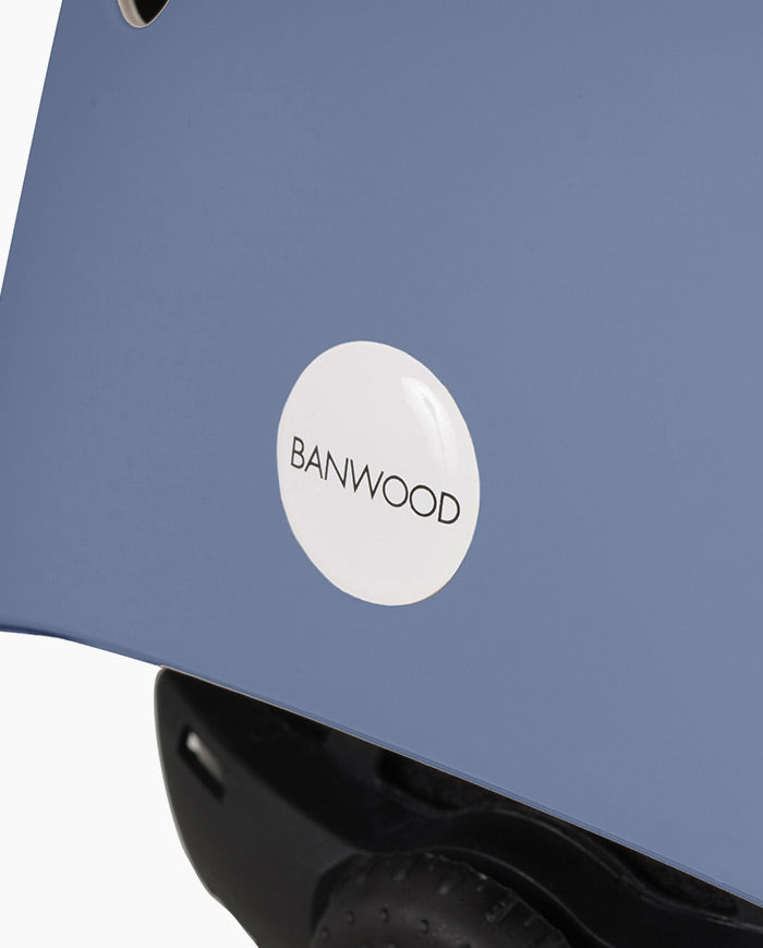 Casca de protectie, Banwood, cu captusala din spuma, din ABS, albastra, 3 ani+