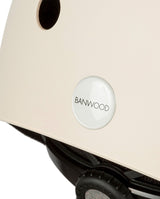 Casca de protectie, Banwood, cu captusala din spuma, din ABS, crem, 3 ani+