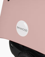 Casca de protectie, Banwood, cu captusala din spuma, din ABS, roz pudrat, 3 ani+