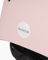 Casca de protectie, Banwood, cu captusala din spuma, din ABS, roz deschis, 3 ani+