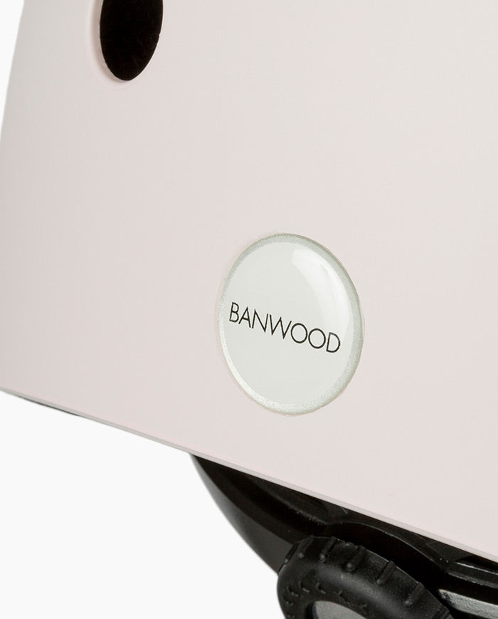 Casca de protectie, Banwood, cu captusala din spuma, din ABS, roz, 3 ani+