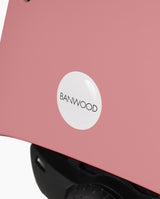 Casca de protectie ECO, Banwood, cu captusala din spuma, roz zmeura, 3 ani+