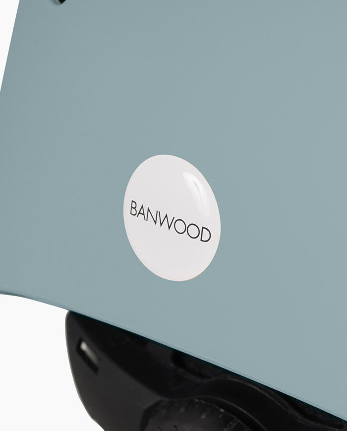 Casca de protectie ECO, Banwood, cu captusala din spuma, albastru, 3 ani+