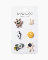 Set pin-uri Space, Banwood, 6 buc