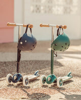 Trotineta cu trei roti, Banwood, inaltime reglabila, cadru aluminiu, albastru, 3 ani+