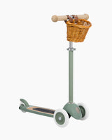 Trotineta cu trei roti, Banwood, inaltime reglabila, cadru aluminiu, verde, 3 ani+