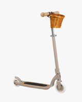 Trotineta copii, Banwood Maxi, inaltime reglabila, cadru aluminiu, bej, 6 ani+