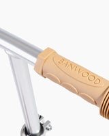 Trotineta copii, Banwood Maxi, inaltime reglabila, cadru aluminiu, crem, 6 ani+