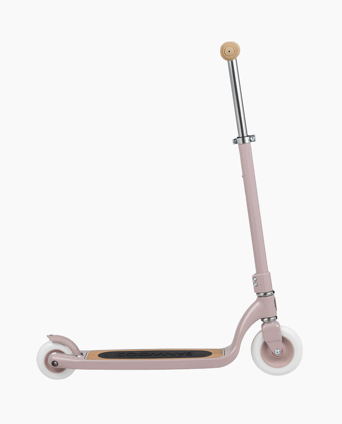 Trotineta copii, Banwood Maxi, inaltime reglabila, cadru aluminiu, roz pudrat, 6 ani+