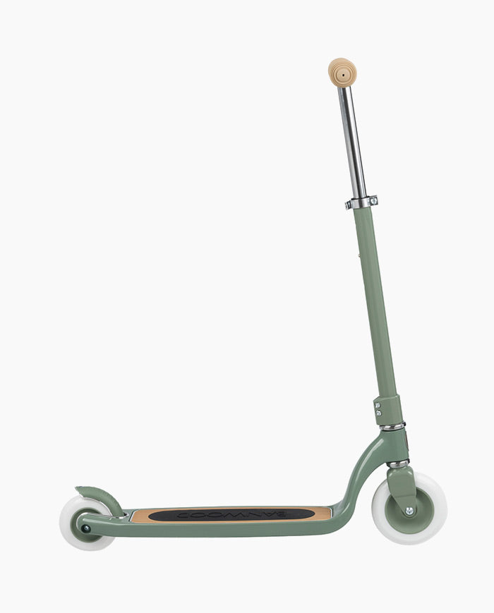 Trotineta copii, Banwood Maxi, inaltime reglabila, cadru aluminiu, verde, 6 ani+