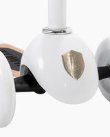 Trotineta cu trei roti, Banwood, inaltime reglabila, cadru aluminiu, alba, 3 ani+