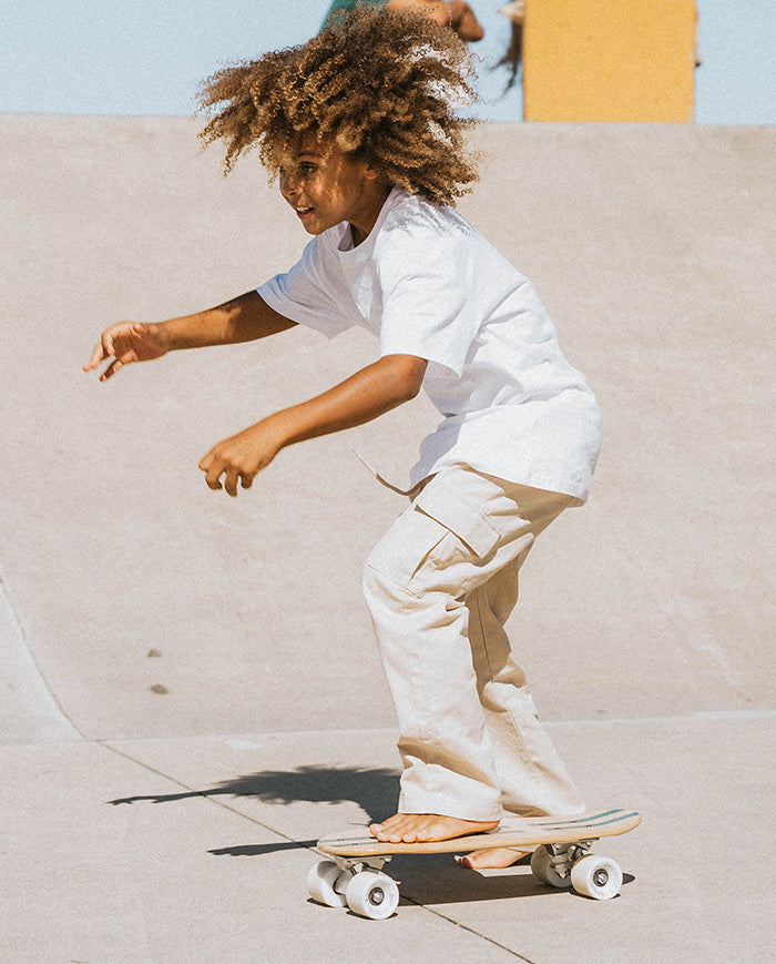 Skateboard Banwood, din lemn natural, nature, 3 ani+