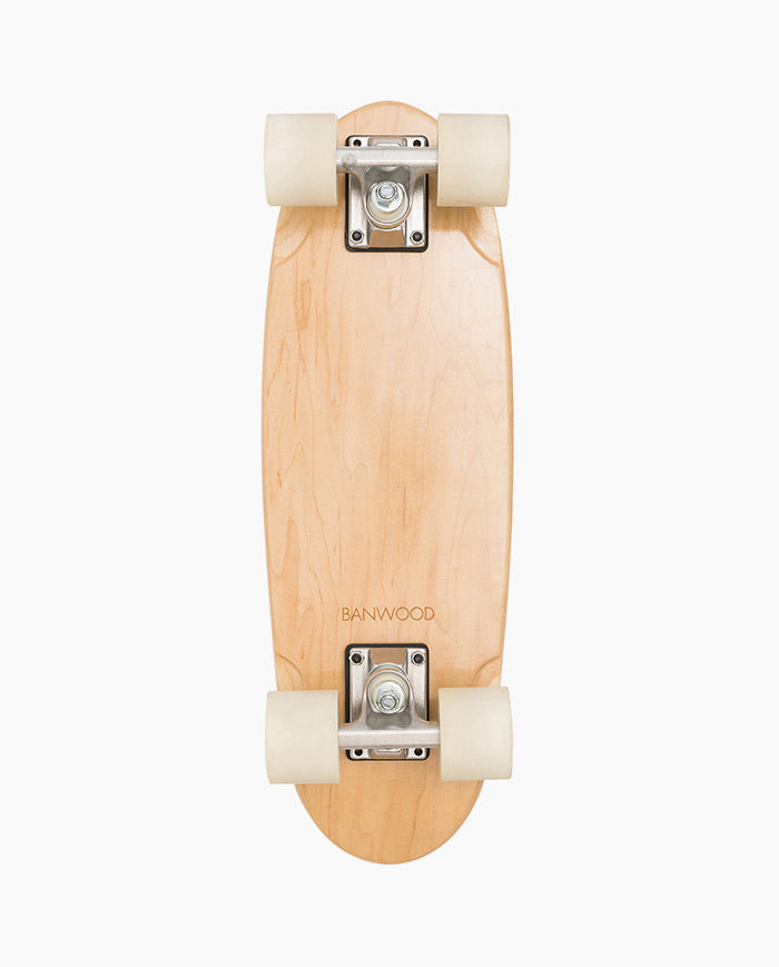 Skateboard Banwood, din lemn natural, nature, 3 ani+