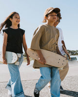 Skateboard Banwood, din lemn natural, nature, 3 ani+