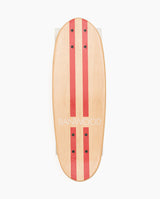 Skateboard Banwood, din lemn natural, rosu, 3 ani+