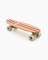 Skateboard Banwood, din lemn natural, rosu, 3 ani+